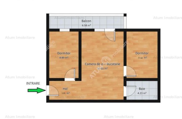 Vanzare apartament 3 camere, Calea Cisnadiei, Sibiu