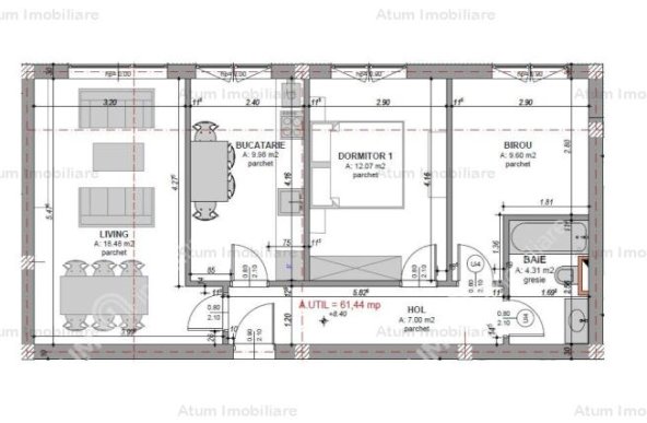 Vanzare apartament 3 camere, Bulevard Mihai Viteazu , Sibiu