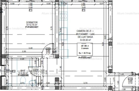 Vanzare apartament 2 camere, Talmaciu, Talmaciu