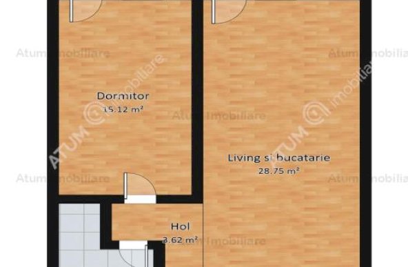 Vanzare apartament 2 camere, Piata Cluj, Sibiu