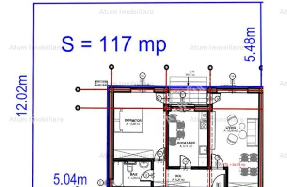 Vanzare apartament 2 camere, Bulevard Mihai Viteazu , Sibiu