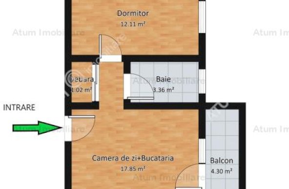 Vanzare apartament 2 camere, Vasile Aaron, Sibiu