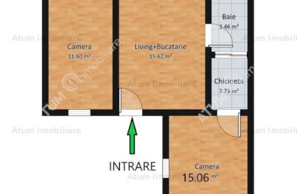 Vanzare apartament 3 camere, Centru, Sibiu