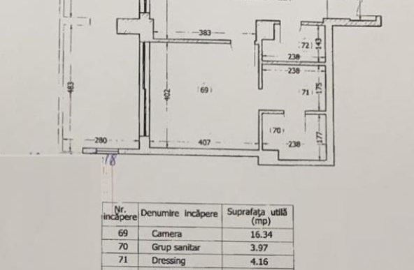 Apartament 2 camere Iancu Nicolae- Rovere Concept