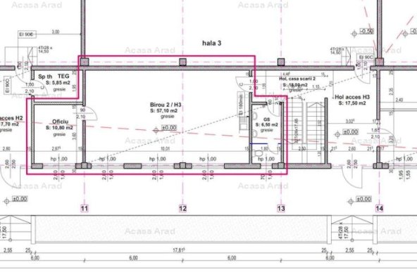 Birouri renovate de inchiriat în Poetului Business Park Arad