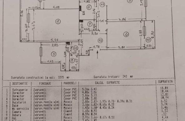 Apartament 4 camere in bloc anvelopat langa metrou Gorjului, Militari