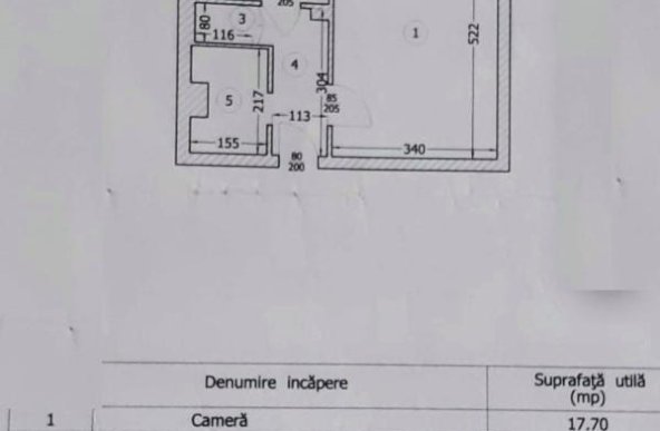 Garsoniera decomanda in bloc 1980 langa metrou Lujerului, Militari