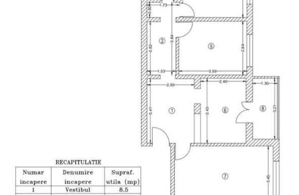 Apartament 3 camere 1982 centrala Diham / Titan / Basarabia