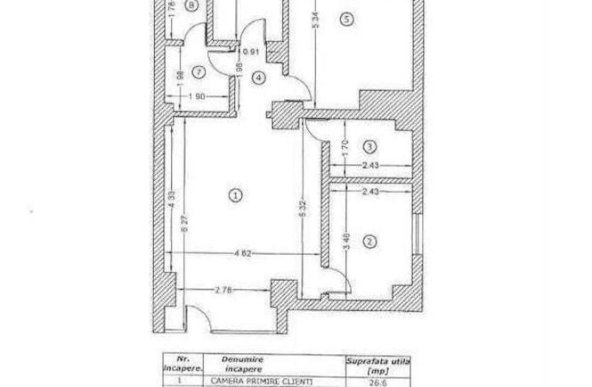 Spatiu comercial 73mp bloc 1981 Mosilor / Obor