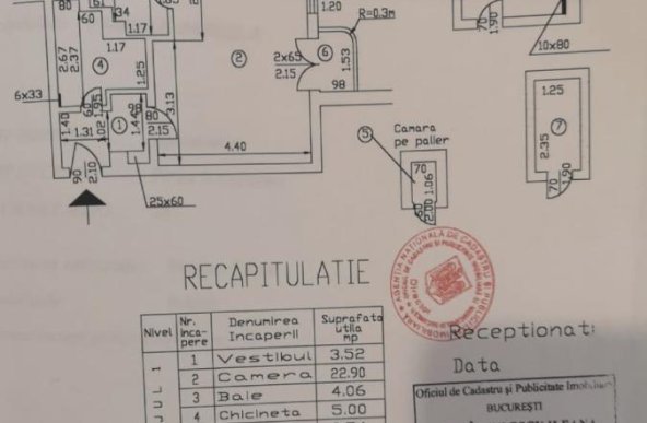 Garsoniera imobil consolidat Piata Armeneasca / Pache Protopopescu