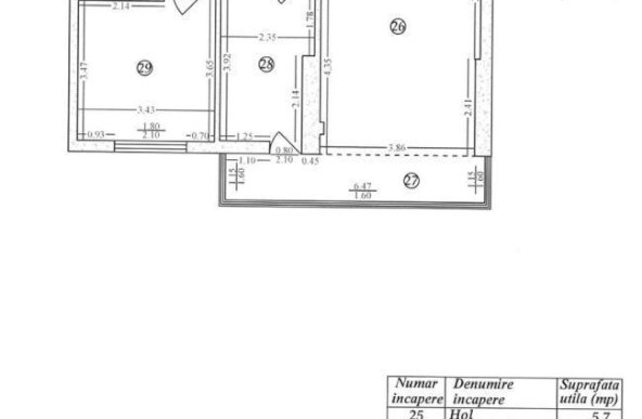 Apartament 3 camere 60.2 mp Dobroesti / Fundeni