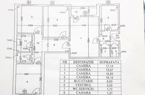 Apartament 4 camere renovat in bloc anvelopat, Lujerului, Militari