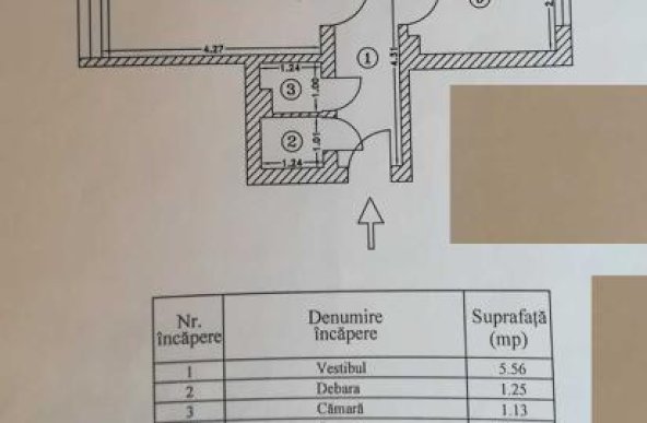 Apartament 3 camere renovat in bloc reabiltiat, Favorit, Drumul Taberei