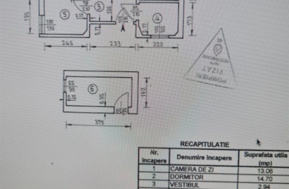 Apartamente pentru regim hotelier central