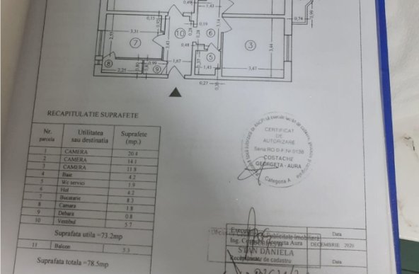 Apartament 3 camere, Theodor Sperantia, Decebal