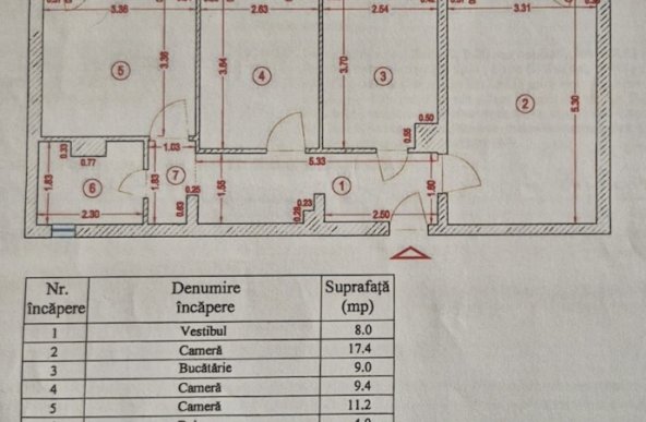 Apartament 3 camere, Campul cu Flori, Drumul Taberei