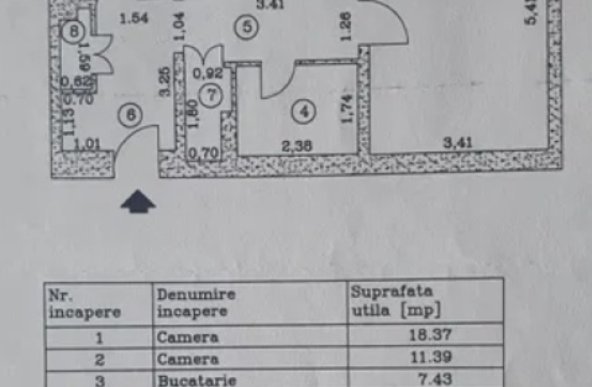 Apartament 2 camere, Buhusi, 1 Decembrie