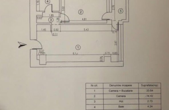 Apartament 2 camere, Codrii Neamtului, Titan