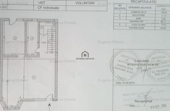 Casa Duplex P+1-120 m.p. utili - teren 215 m.p. zona Pod Voluntari