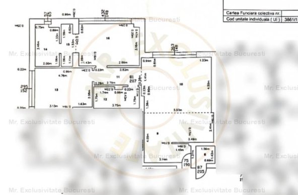 Apartament 3 camere nou, la alb, in complex privat, Corbeanca #3