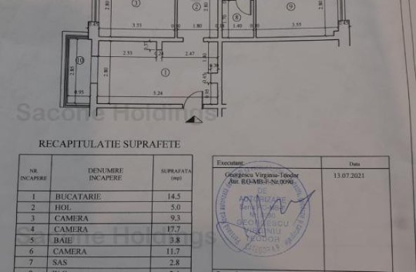 Apartament de 4 camere Bloc 4 ET-Reabilitat-Fizicienilor-Comision 0%