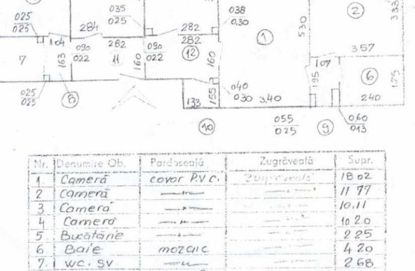 Apartament de 4 camere ( PE EST-REABILITAT) Brancoveanu-Comision 0%