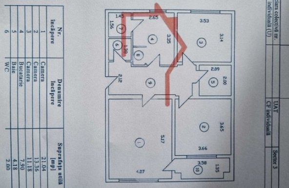 Apartament de 3 camere LUMINOS-Calea Calarasilor-Comision 0%