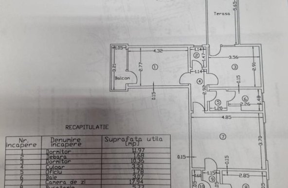 Apartament de 3 camere-Drumul Tabrei ( cu centrala )