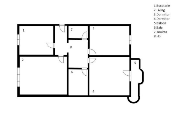 Apartament de 3 camere ( REVOVAT-CU CENTRALA )-Brancoveanu 500 m MENTROU