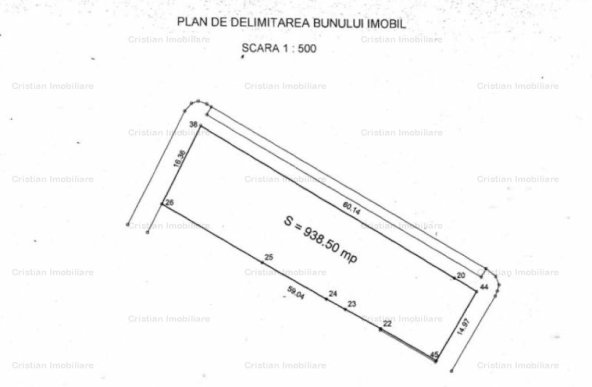 Bd.Independentei colt cu Victoriei 938 mp deschidere la 3 strazi