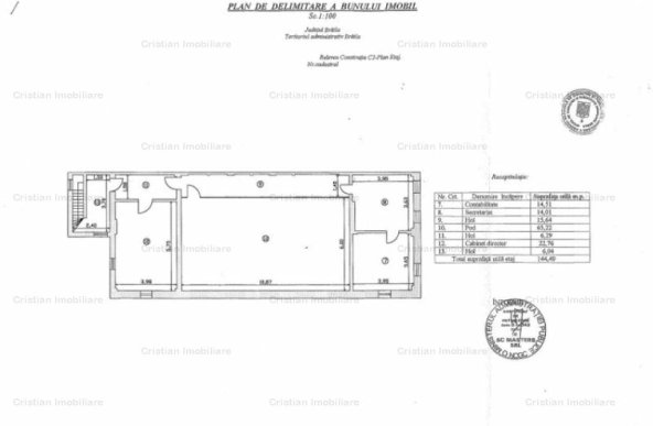  IMOBIL D+P+1, PRETABIL CABINETE MEDICALE, CLINICA, zona Ultracentrala ID 3483