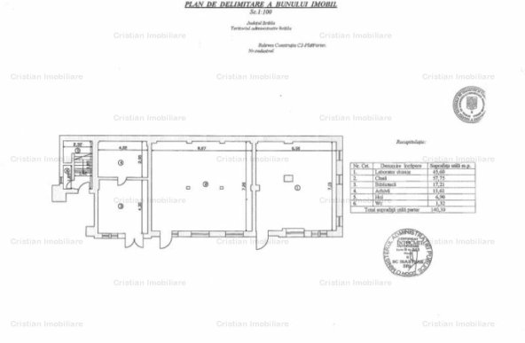  IMOBIL D+P+1, PRETABIL CABINETE MEDICALE, CLINICA, zona Ultracentrala ID 3483