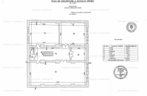  IMOBIL D+P+1, PRETABIL CABINETE MEDICALE, CLINICA, zona Ultracentrala ID 3483