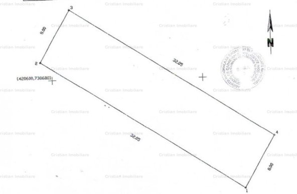 ID 3551 Teren 256mp Radu Negru - Buzaului deschidere 8m la strada 