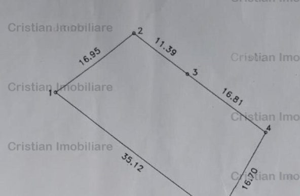 ID 1364, Teren 520mp, intravilan zona Radu Negru- Buzaului, deschidere 15m la strada,toate utilitati