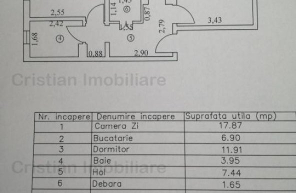 Parter Ultracentral confort 1 Decomandat  2 cam zona Calarasi  Parter cu boxa