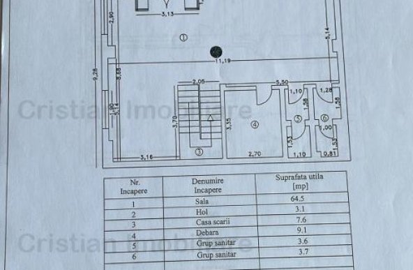 Artera PRINCIPALA 334mp Cladire birouri P+2  zona Dorobanti-Victoriei