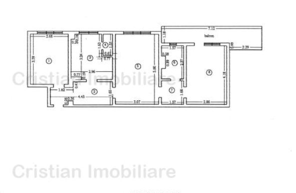 3 camere, 68 mp, confort 1, zona Hipodrom