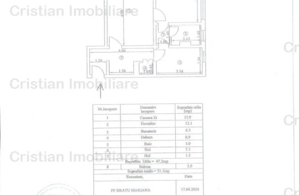 Apartament 2 cam 51 mp confort 1 Zona Verde =Hipodrom