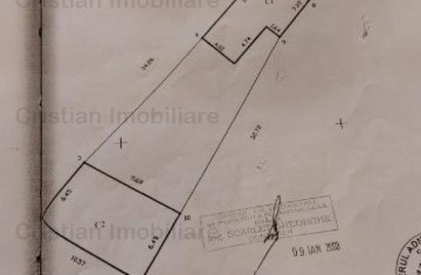 61Euro/mp PRET EXCELENT  teren 574 mp deschidere 15m Radu Negru - Buzaului