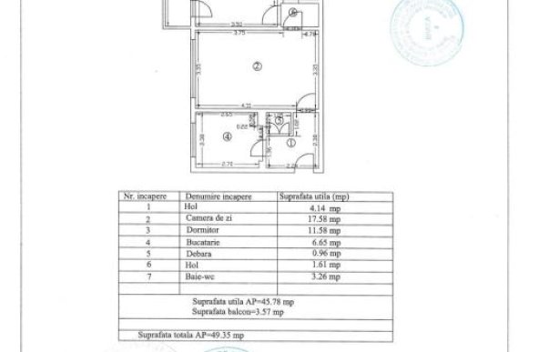 LIBER! Etaj 2 ! Apartament confort 1 Calea Galati