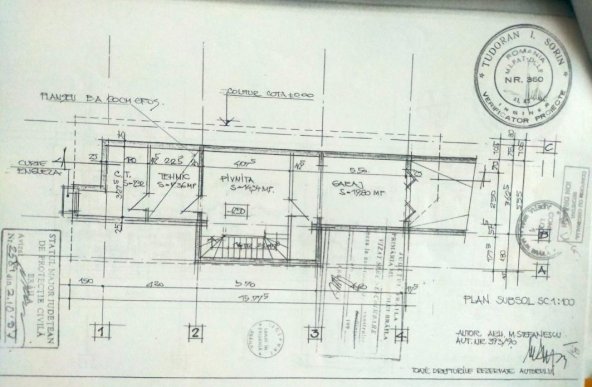 Vila D+P+1+M, teren 300 mp, 4 camere, garaj zona Centrala