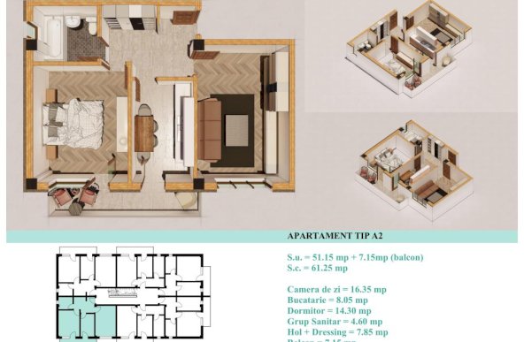 Apartament 2 camere decomandate la 3 min de Continental Poitiers