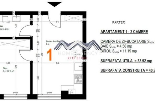 Apartament 2 camere Otopeni - ideal investiție