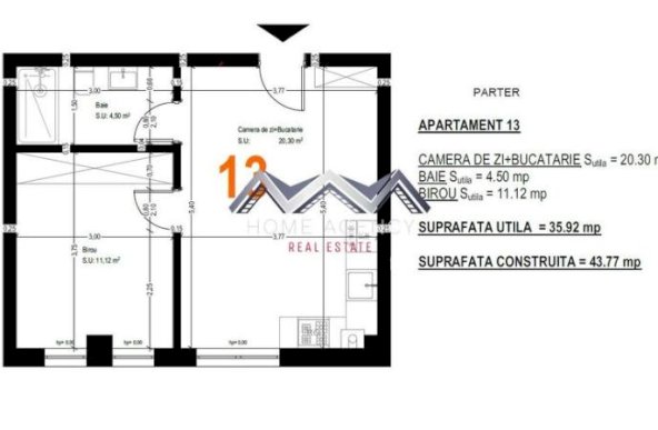 Apartament 2 camere Otopeni - ideal investiție