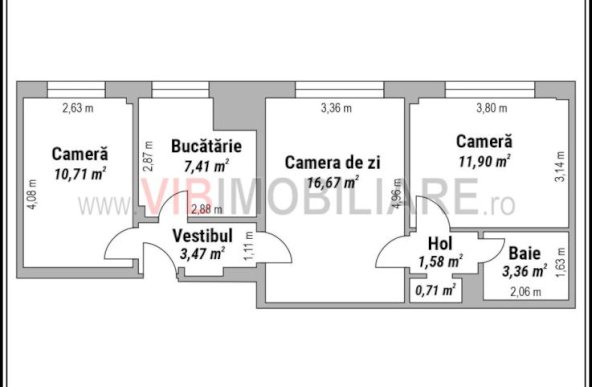 Calea Grivitei - Chibrit, apartament 3 camere