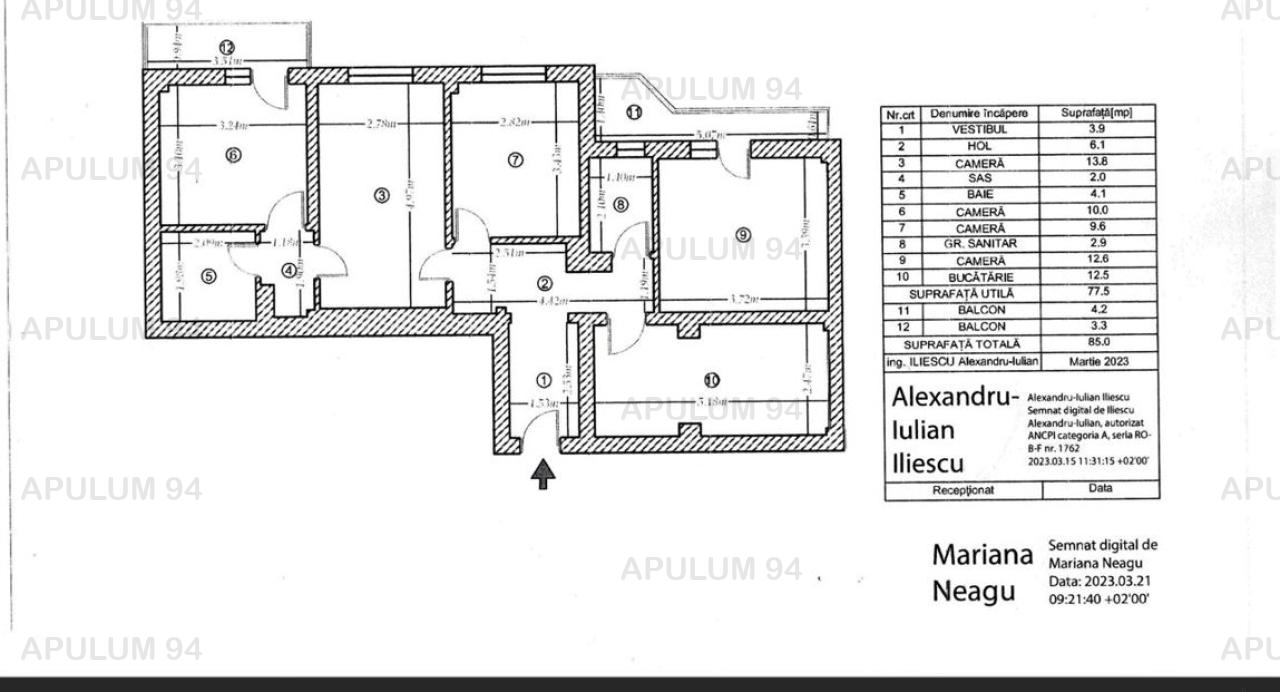 Vanzare Apartament 4 camere ,zona Colentina ,strada Poiana cu Aluni ,nr 3 ,125.000 €