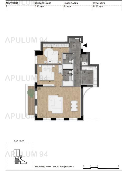 Vanzare Apartament 3 camere ,zona Cartierul Armenesc ,strada Licurg ,nr 2 ,460.000 €