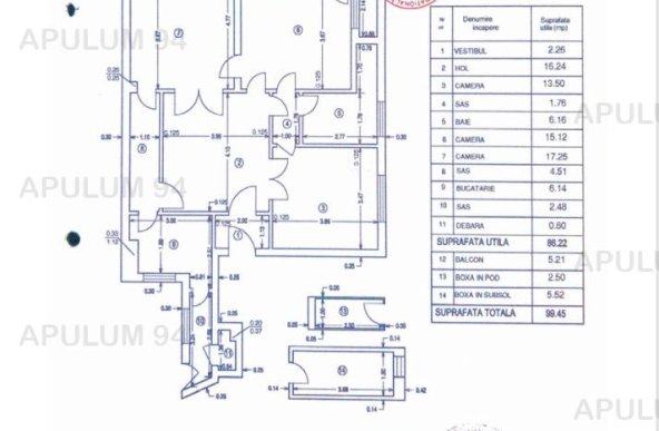 Apartament 3 Camere 94 mp Mosilor x Piata Rosetti | Universitate