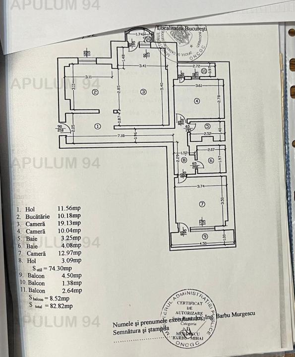 Vanzare Apartament 3 camere ,zona Berceni ,strada Calea Vacaresti ,nr 334 ,165.000 €